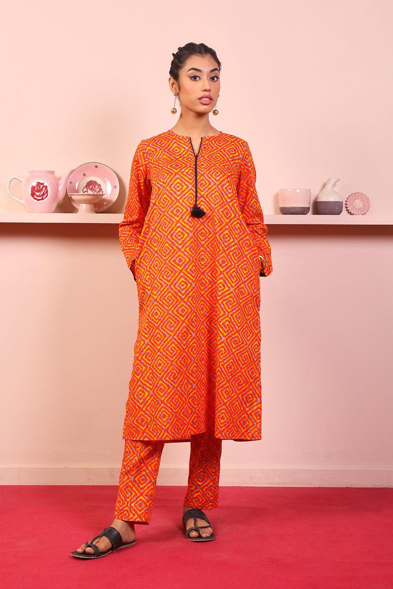 Generation - Taal 2-Piece - Orange - Lawn