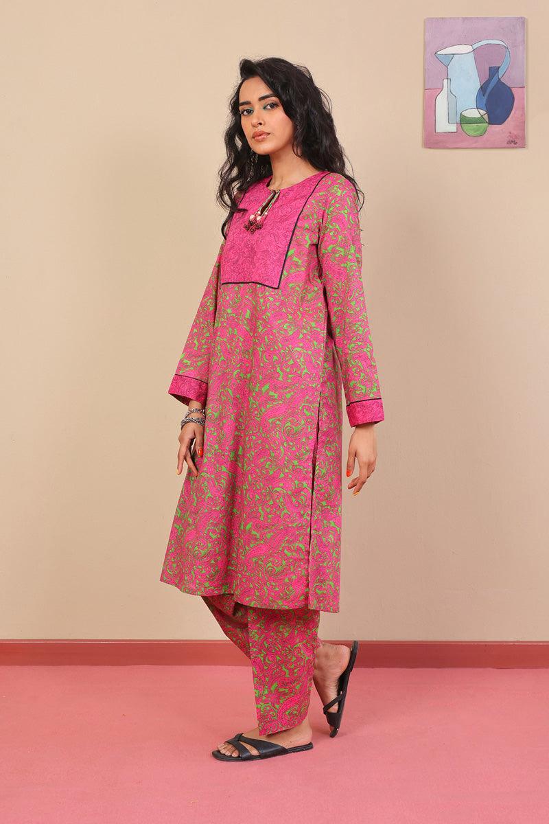 Generation - 2-Piece Keral Set - Pink - Voile