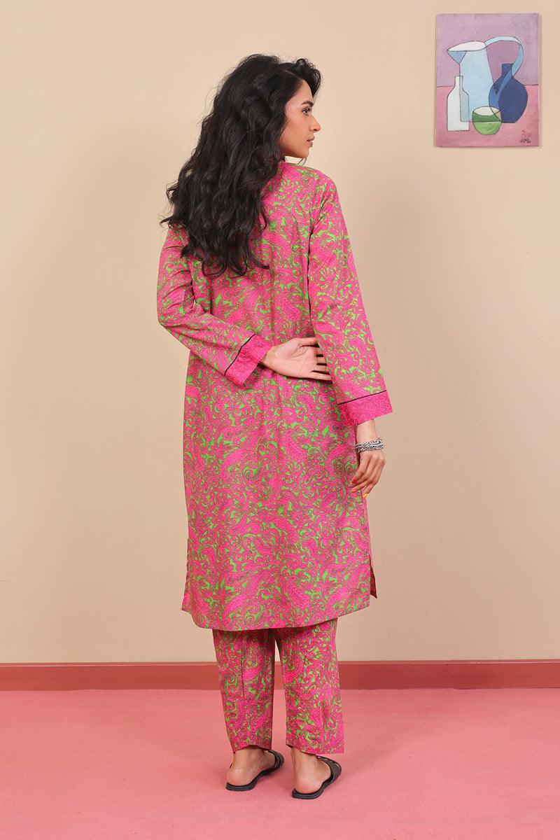 Generation - 2-Piece Keral Set - Pink - Voile