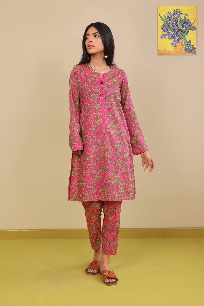 Generation - 2-Piece Keral Set - Pink - Voile