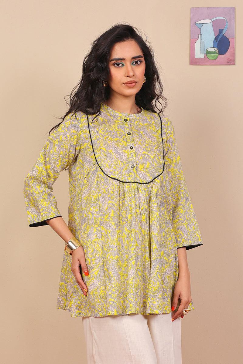 Generation - Keral Top - Green - Voile