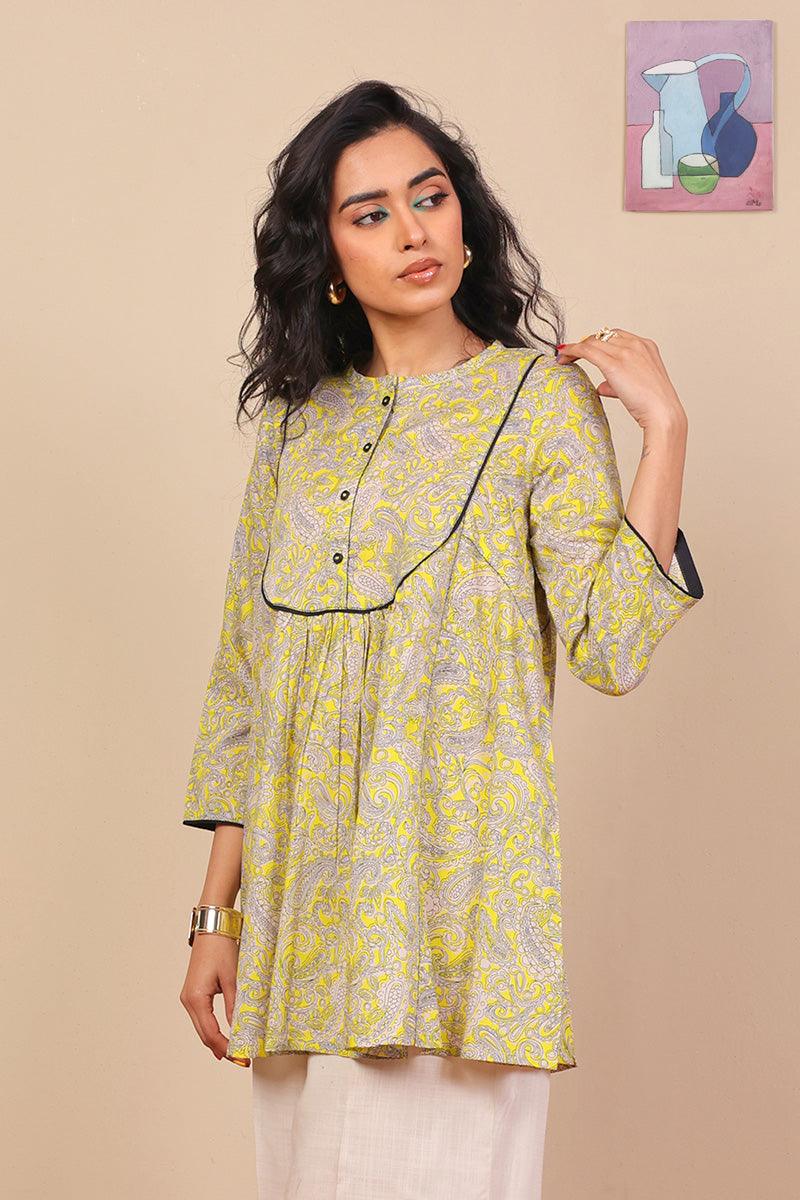 Generation - Keral Top - Green - Voile