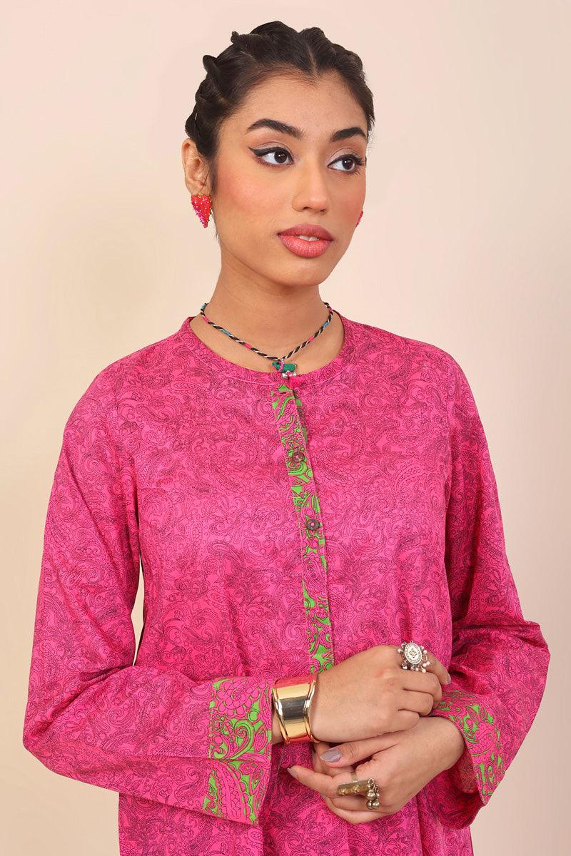 Generation - 2- Piece Keral - Dark Pink - Lawn