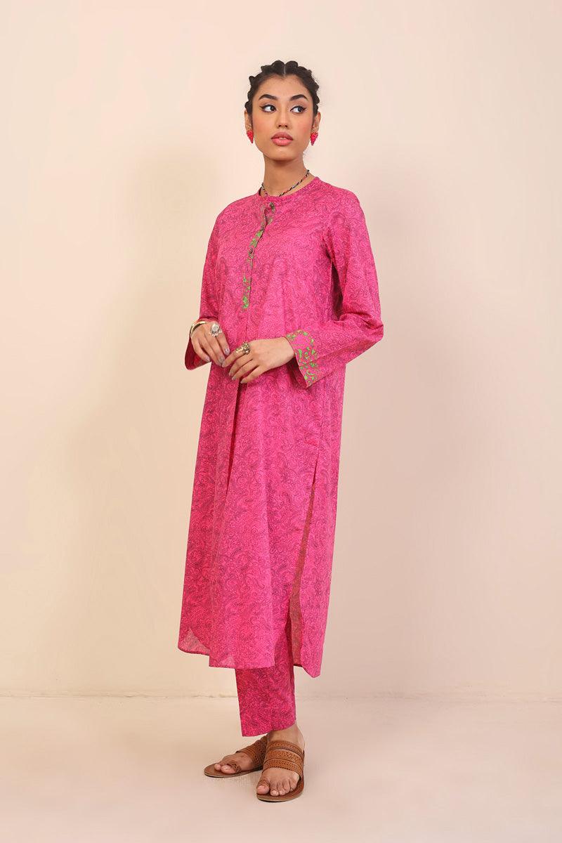 Generation - 2- Piece Keral - Dark Pink - Lawn