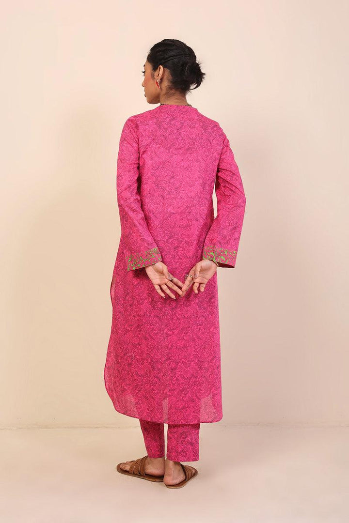 Generation - 2- Piece Keral - Dark Pink - Lawn