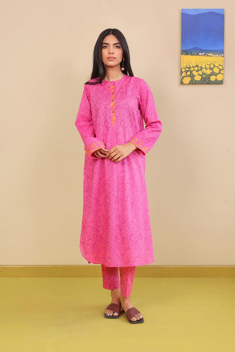 Generation - 2-Piece Keral Mono Set - Pink - Voile