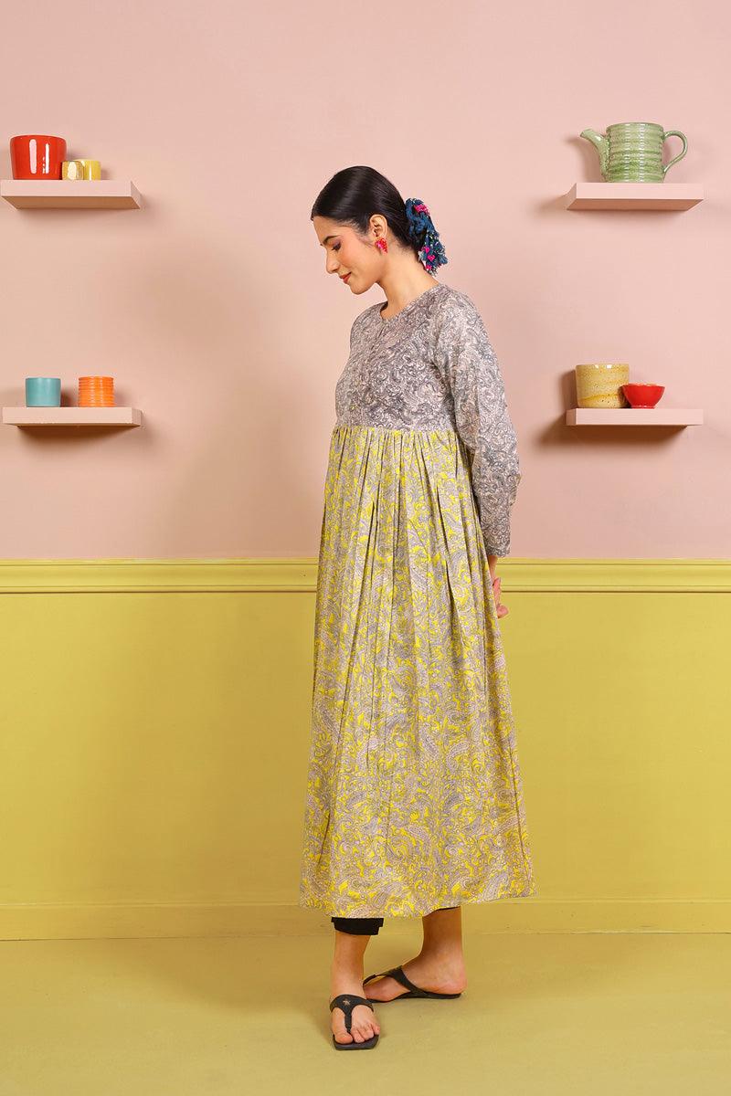 Generation - Keral Dress - Yellow - Voile