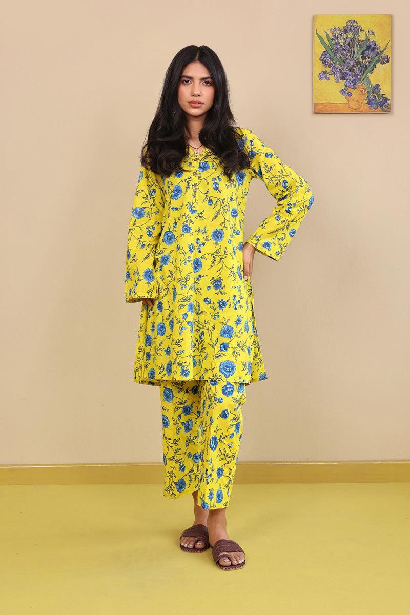 Generation - 2-Piece Marigold Set - Yellow - Voile
