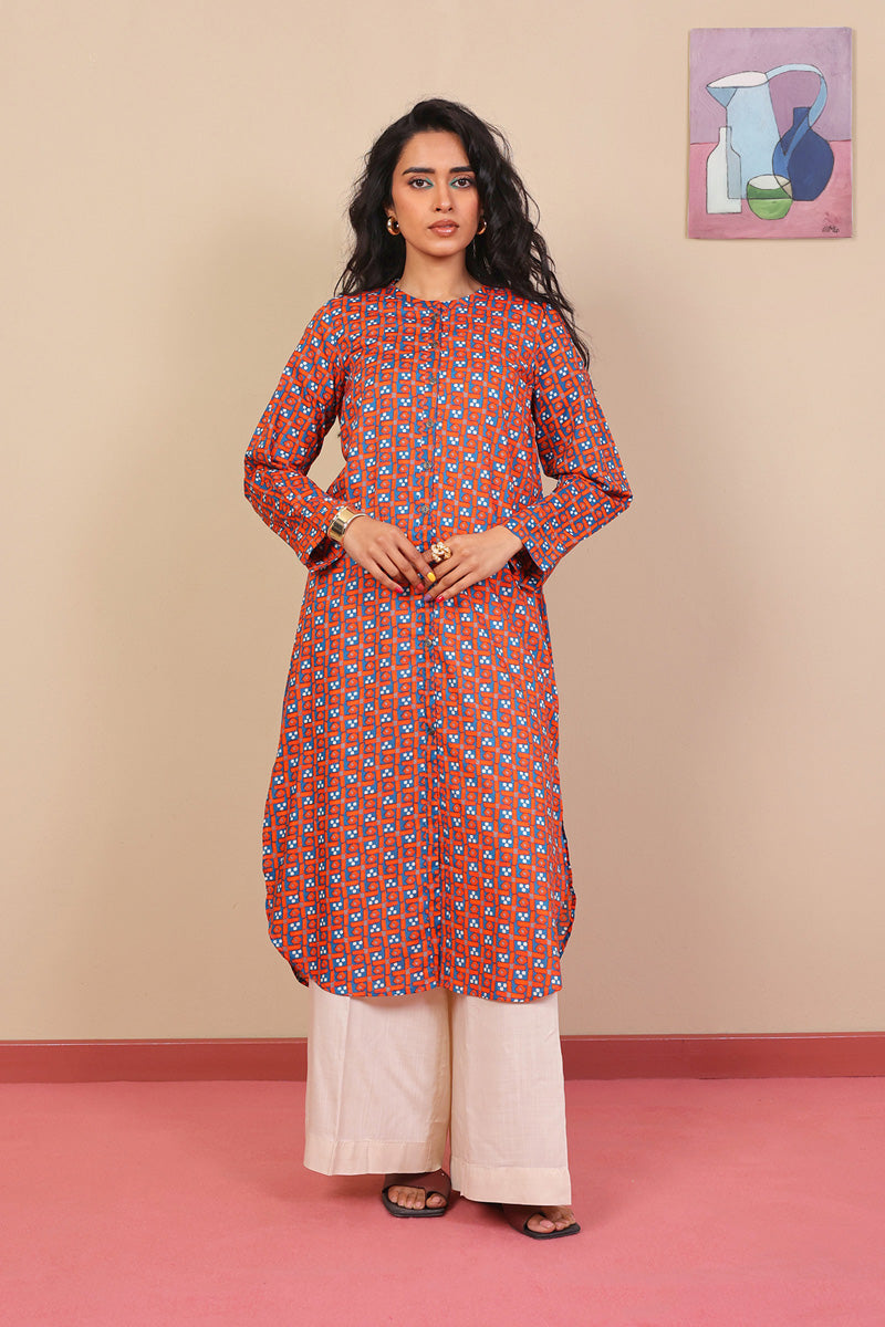 Generation - Cloves Kurta - Blue - Voile