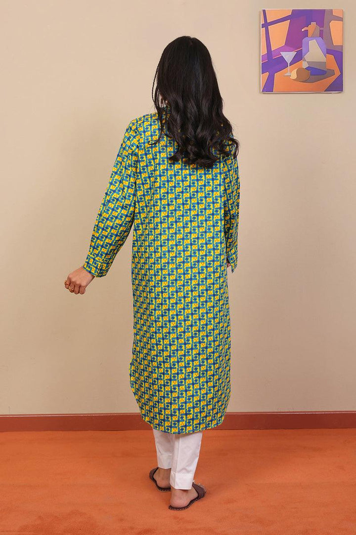 Generation - Cloves Kurta - Yellow - Voile
