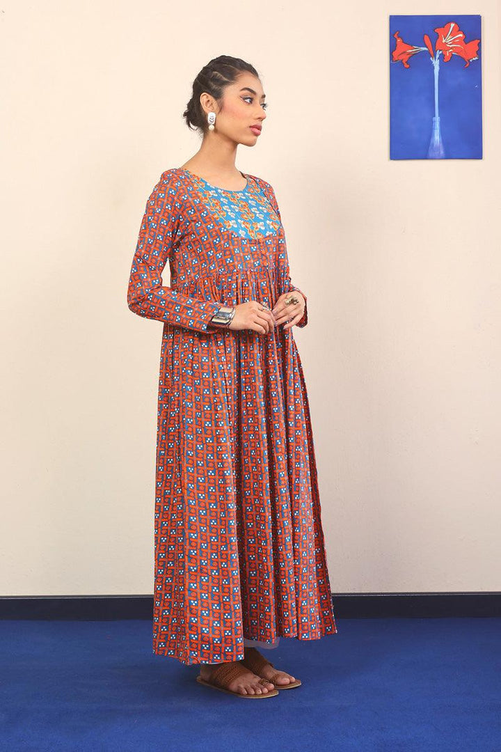 Generation - Cloves Flary Dress - Blue - Lawn - 1 Piece
