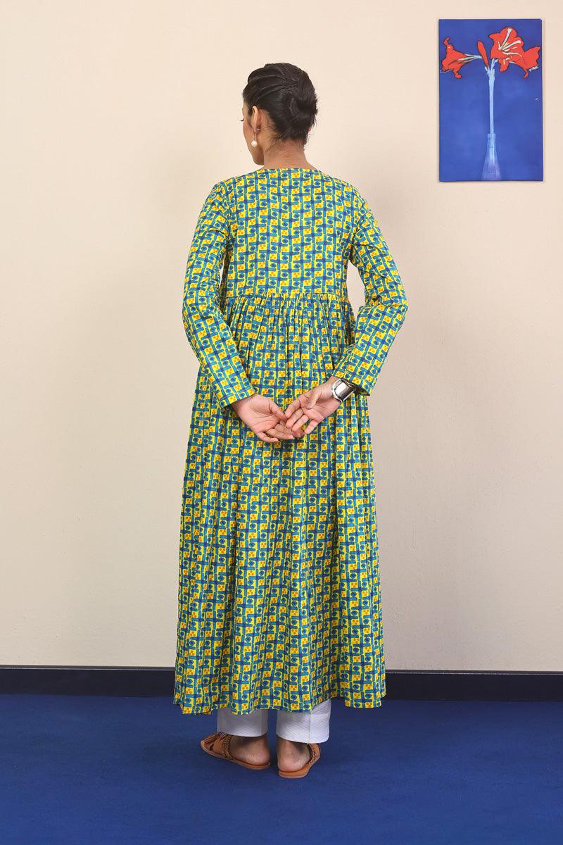Generation - Cloves Flary Dress - Yellow - Lawn - 1 Piece