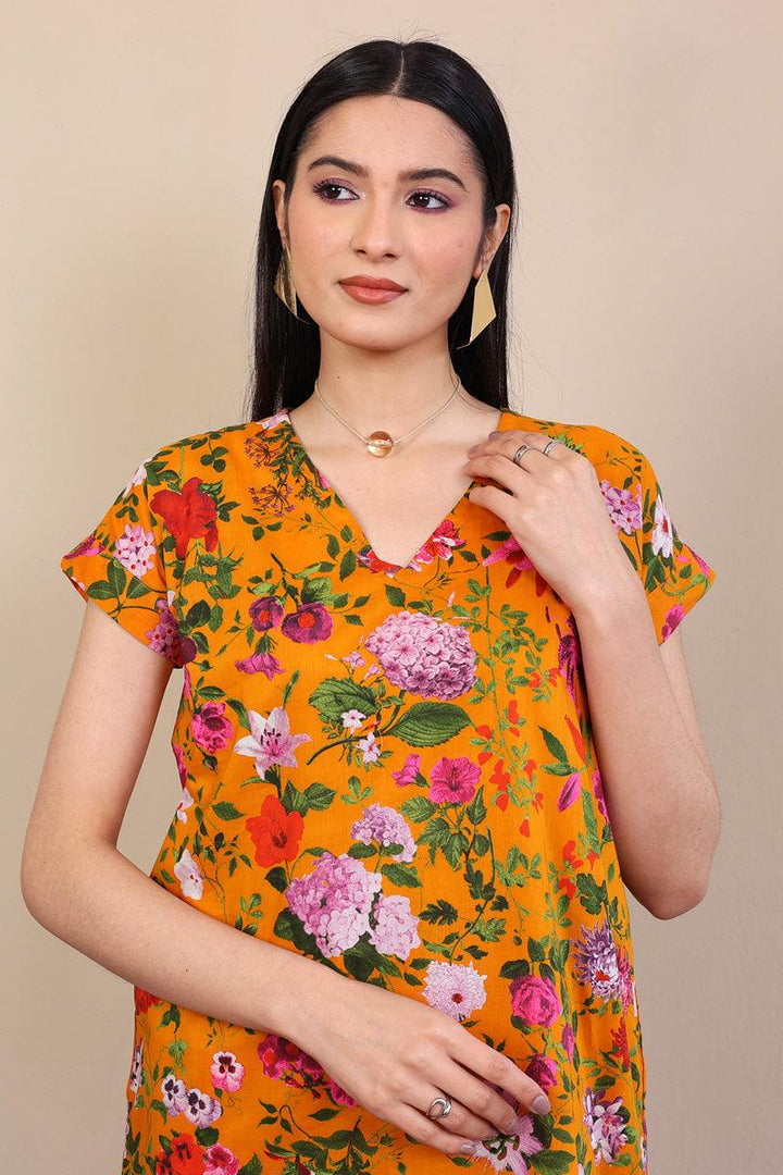 Generation - 2-Piece Bloomcore Set - Mango Yellow - Voile