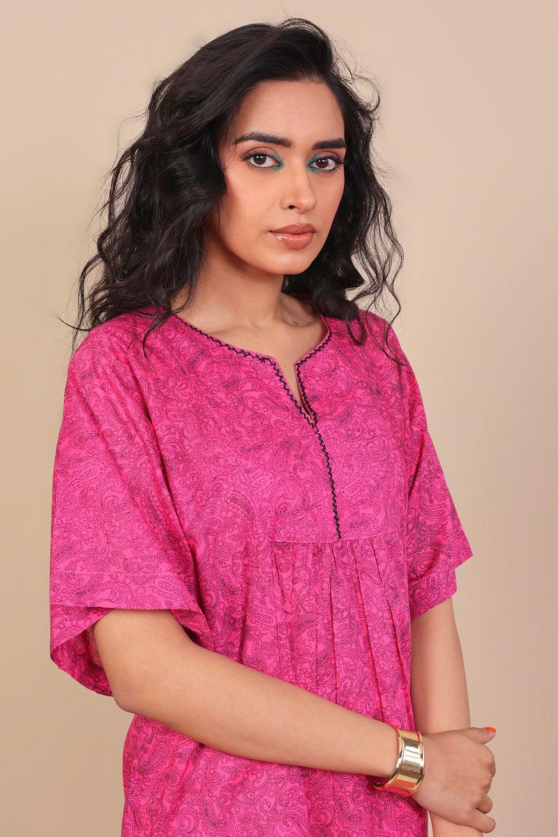 Generation - Keral Tunic - Pink - Voile
