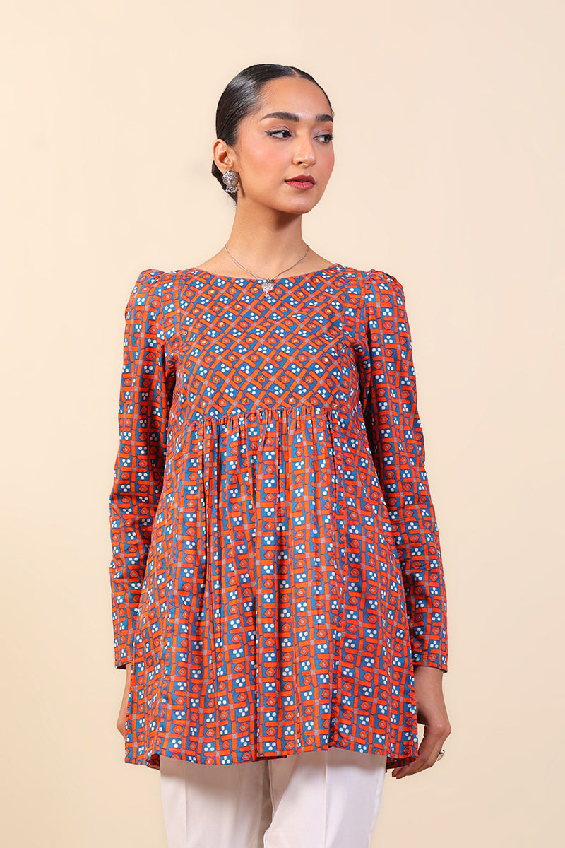 Generation - Cloves Top - Blue - Voile