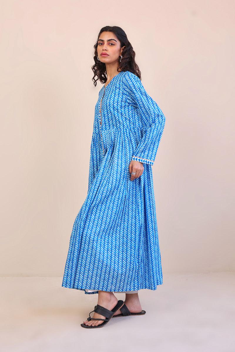 Generation - Tales of the Tribe Dress - Blue - Lawn - 1 Piece