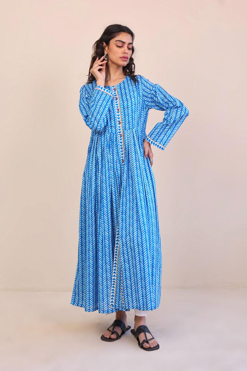 Generation - Tales of the Tribe Dress - Blue - Lawn - 1 Piece