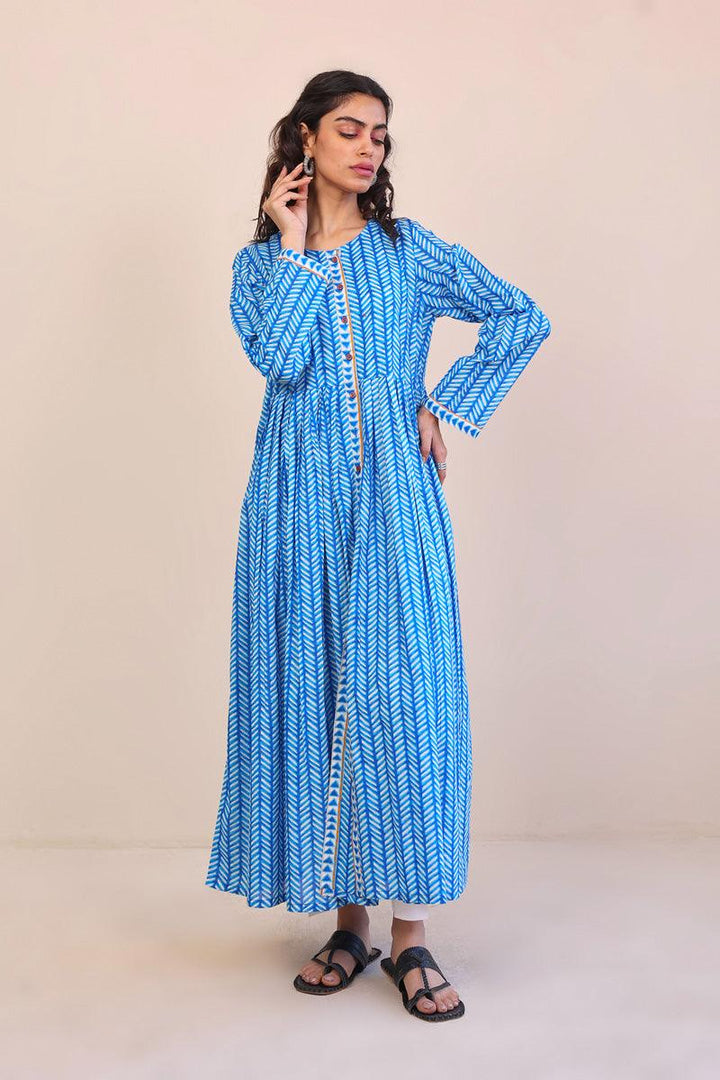Generation - Tales of the Tribe Dress - Blue - Lawn - 1 Piece