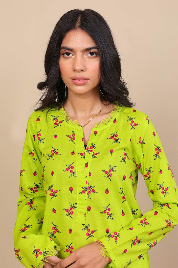 Generation - 2-Piece Marigold Set - Green - Voile