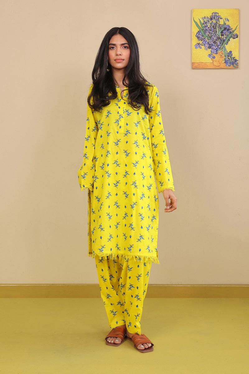 Generation - 2-Piece Marigold Set - Yellow - Voile