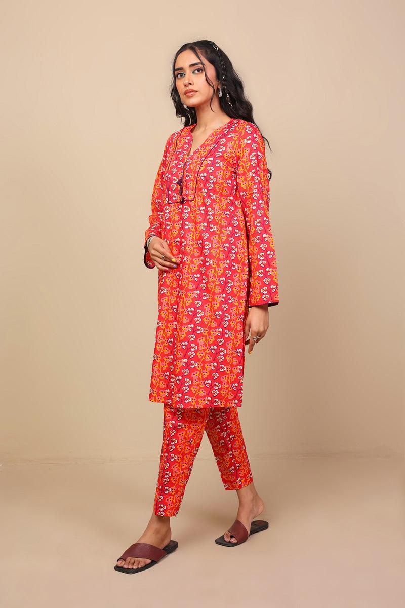 Generation - 2 Piece Cloves Set - Red - Lawn