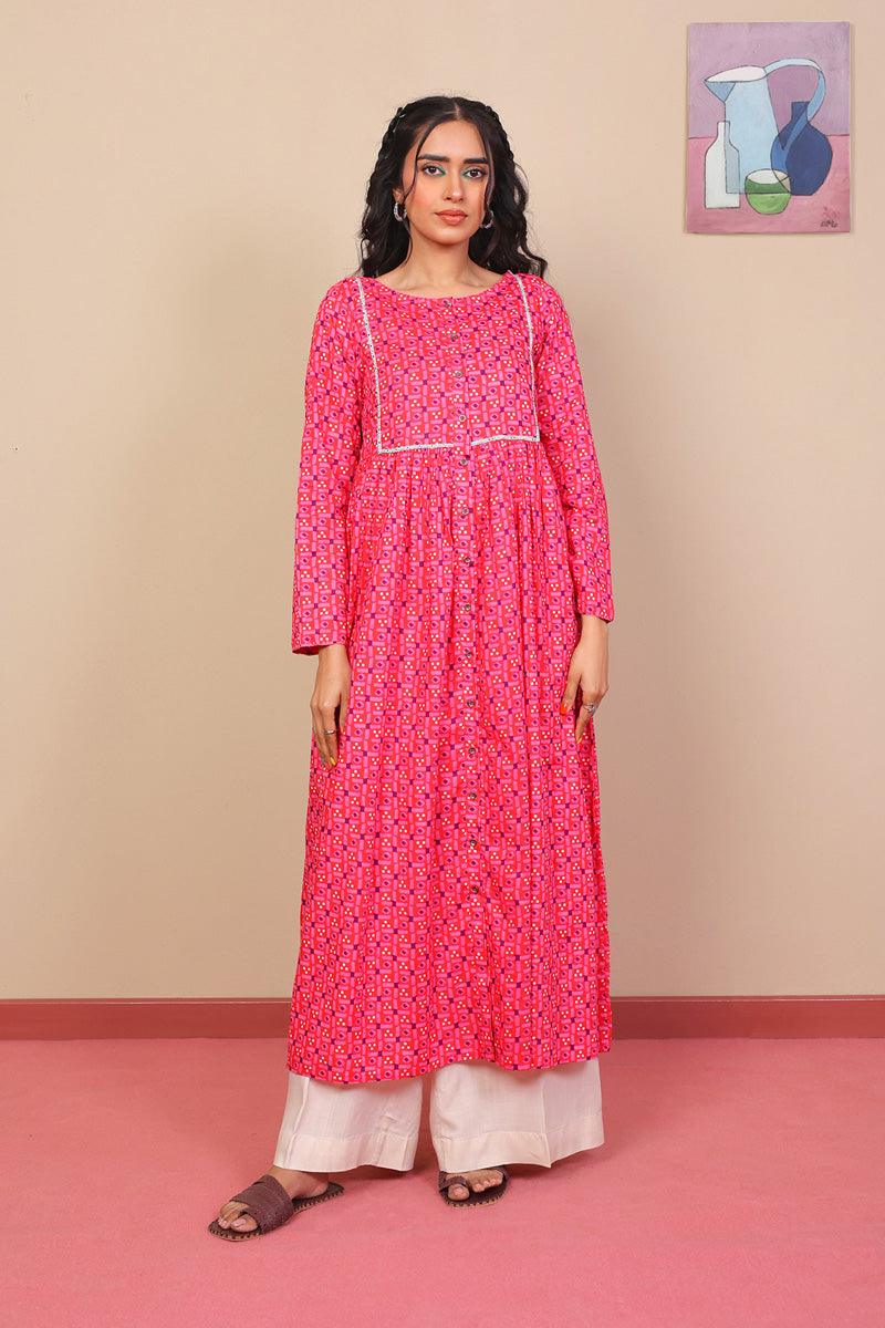 Generation - Cloves Dress - Pink - Lawn - 1 Piece