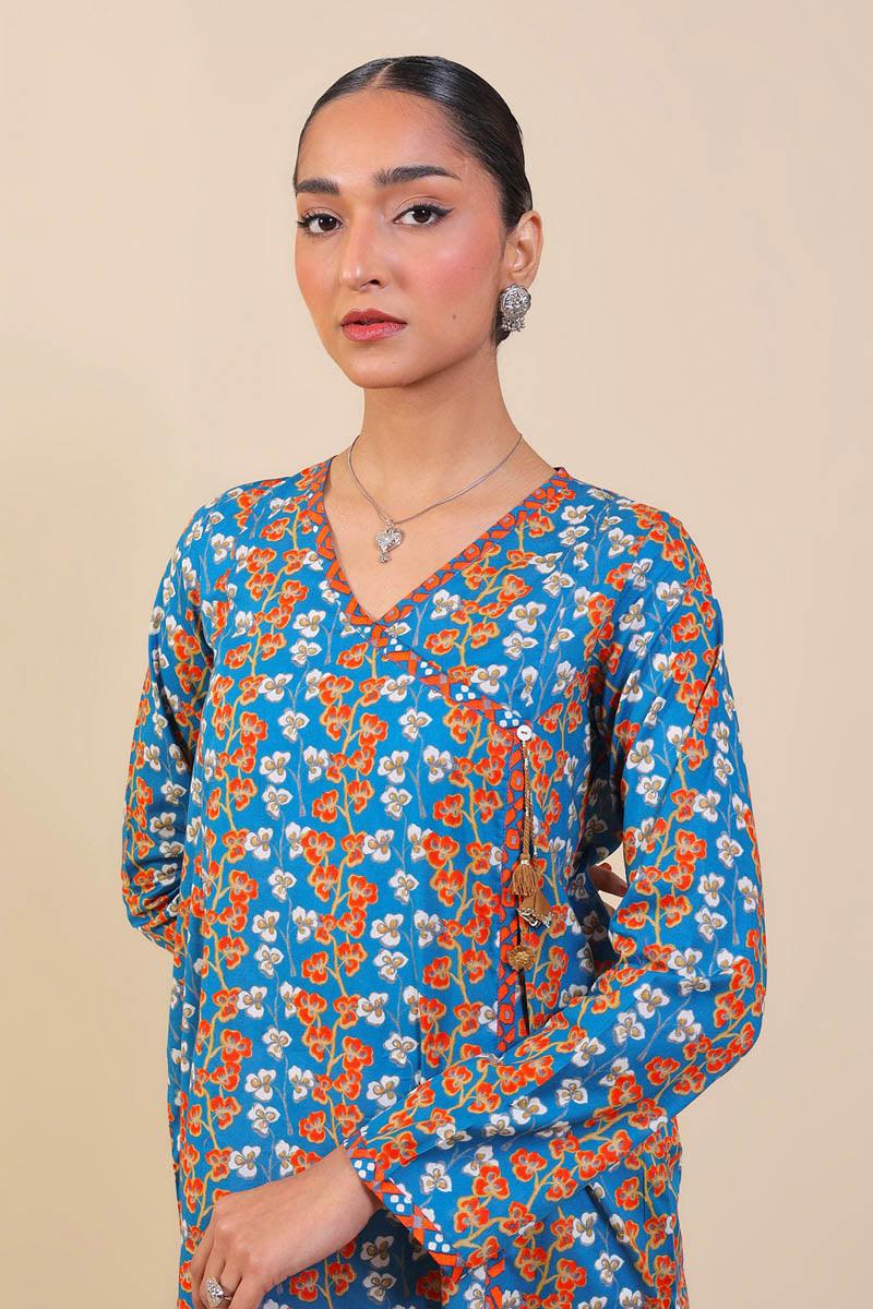 Generation - Cloves Kurta - Blue - Voile