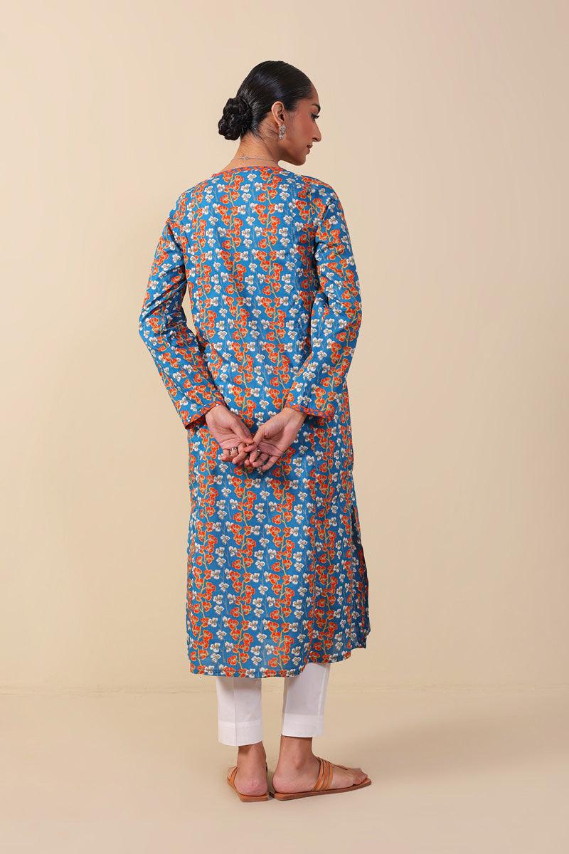 Generation - Cloves Kurta - Blue - Voile