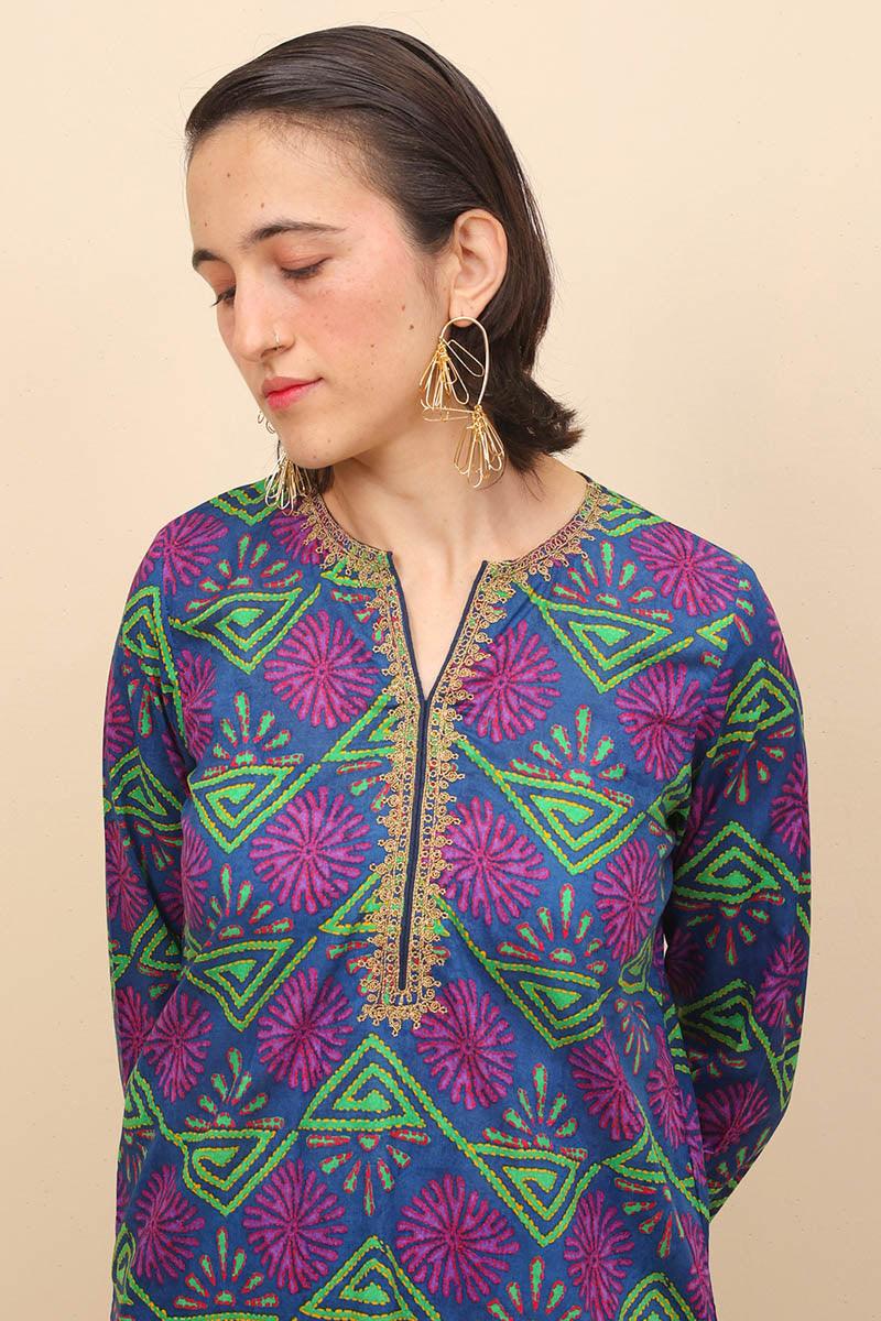 Generation - 2- Piece Kaantha Jungle Pop - Blue - Lawn