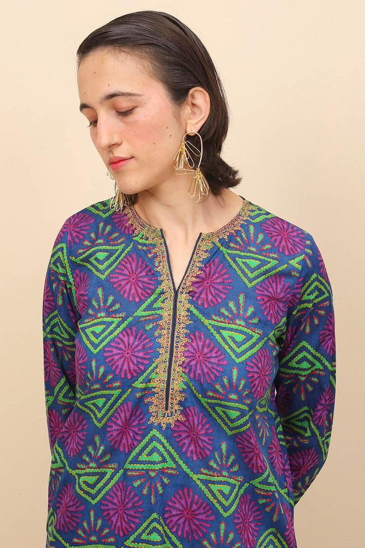 Generation - 2- Piece Kaantha Jungle Pop - Blue - Lawn