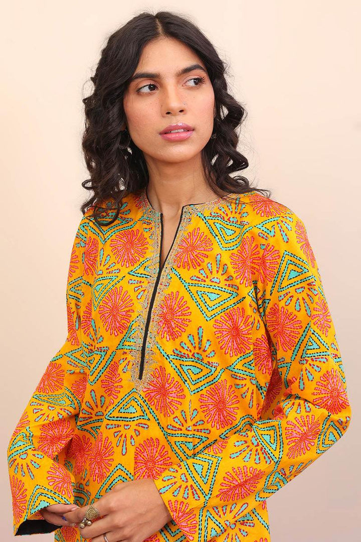 Generation - 2- Piece Kaantha - Mango Yellow - Lawn