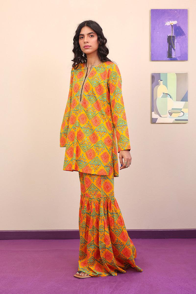Generation - 2- Piece Kaantha - Mango Yellow - Lawn