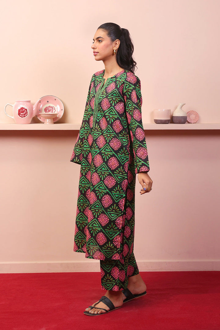 Generation - 2- Piece Kaantha Jungle Pop - Black - Lawn