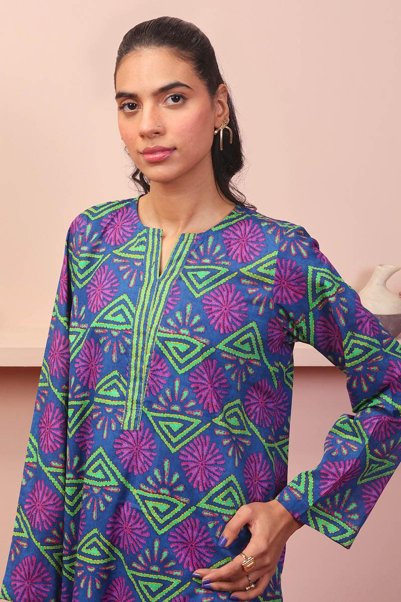 Generation - 2- Piece Kaantha Jungle Pop - Blue - Lawn