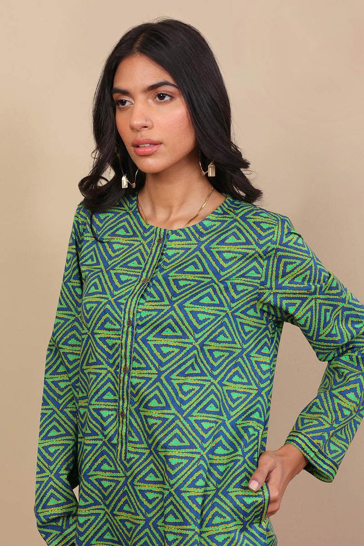 Generation - 2- Piece Kaantha Jungle Pop - Blue - Lawn