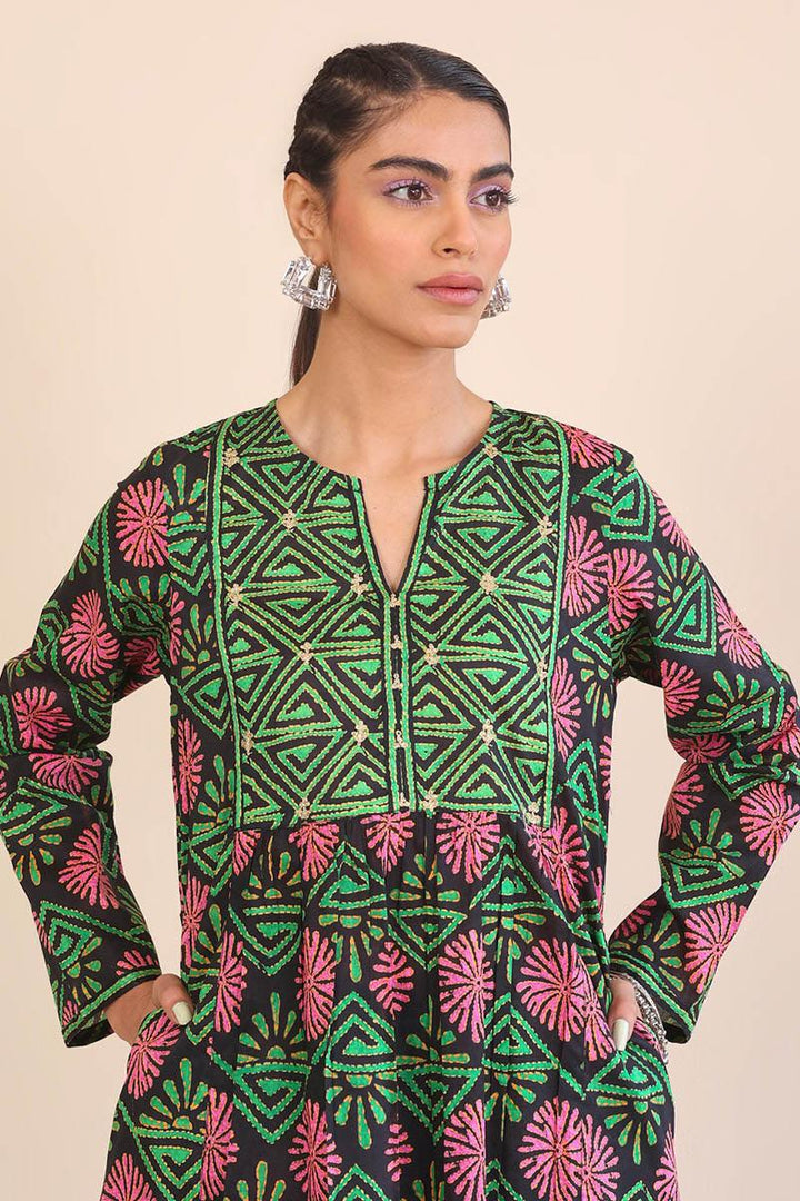 Generation - 2- Piece Kaantha Wonderland Set - Black - Lawn