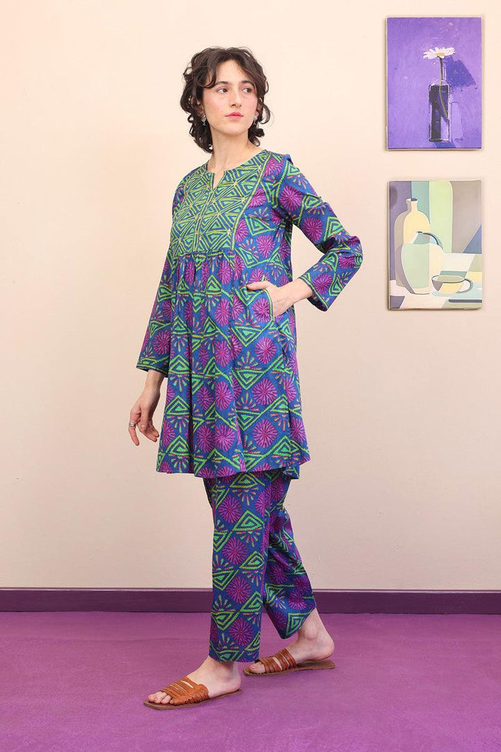 Generation - 2- Piece Kaantha Wonderland Set - Blue - Lawn