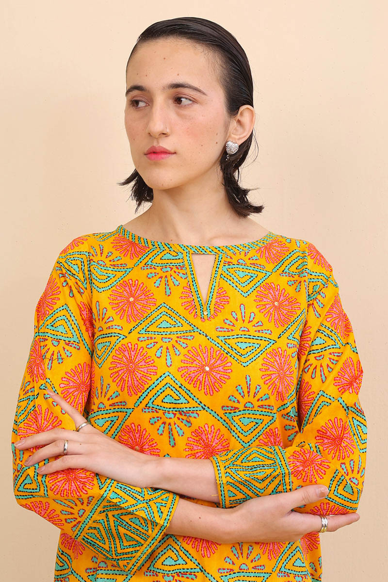 Generation - 2- Piece Kaantha - Mango Yellow - Lawn