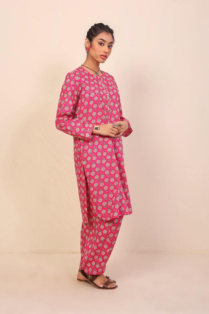 Generation - Buti Matching Set - Pink - Lawn - 2 Piece