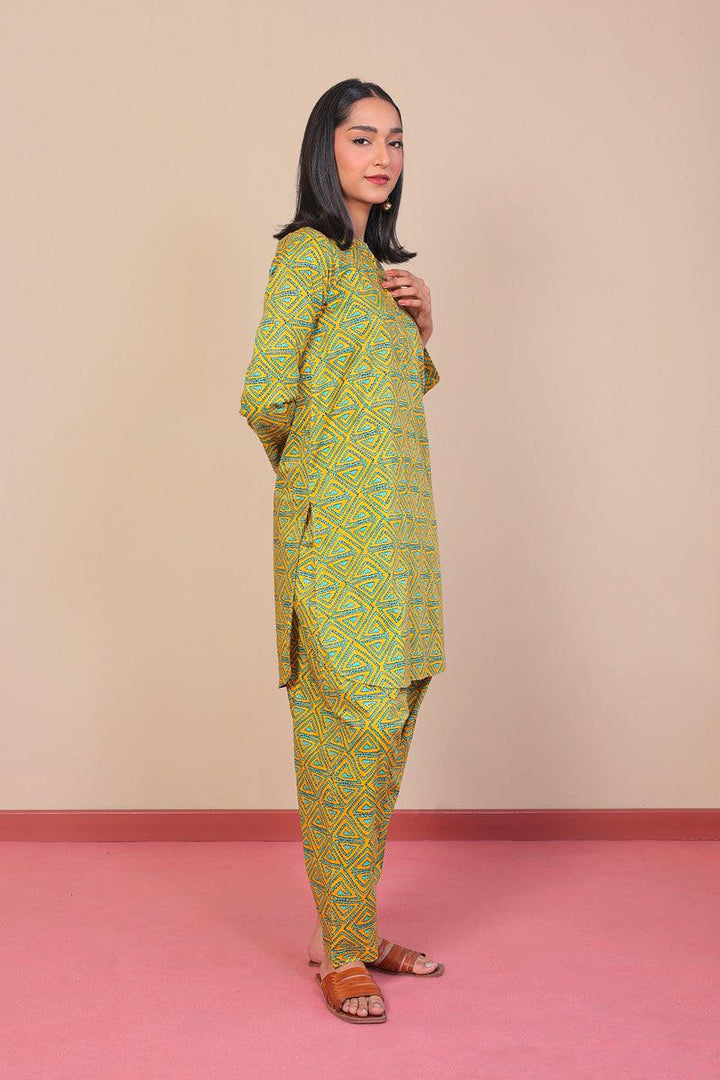 Generation - 2 Piece Kaantha - Mango Yellow  Lawn