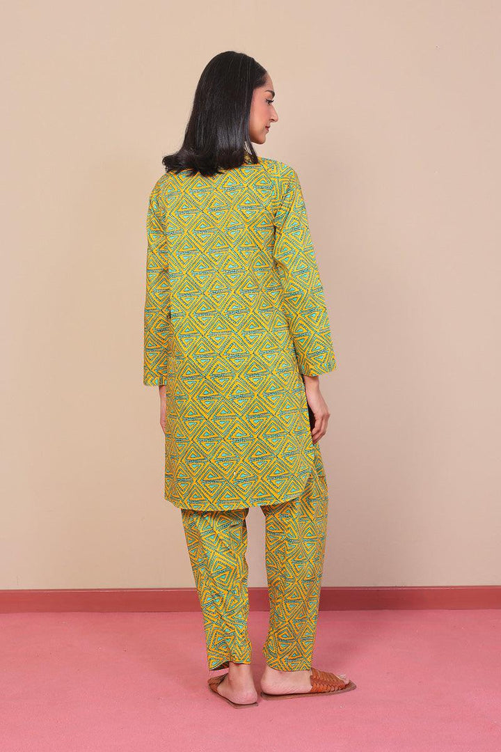 Generation - 2 Piece Kaantha - Mango Yellow  Lawn