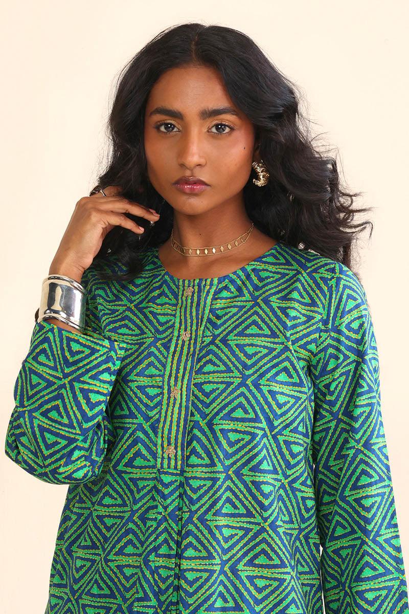 Generation - 2- Piece Kaantha - Blue - Lawn