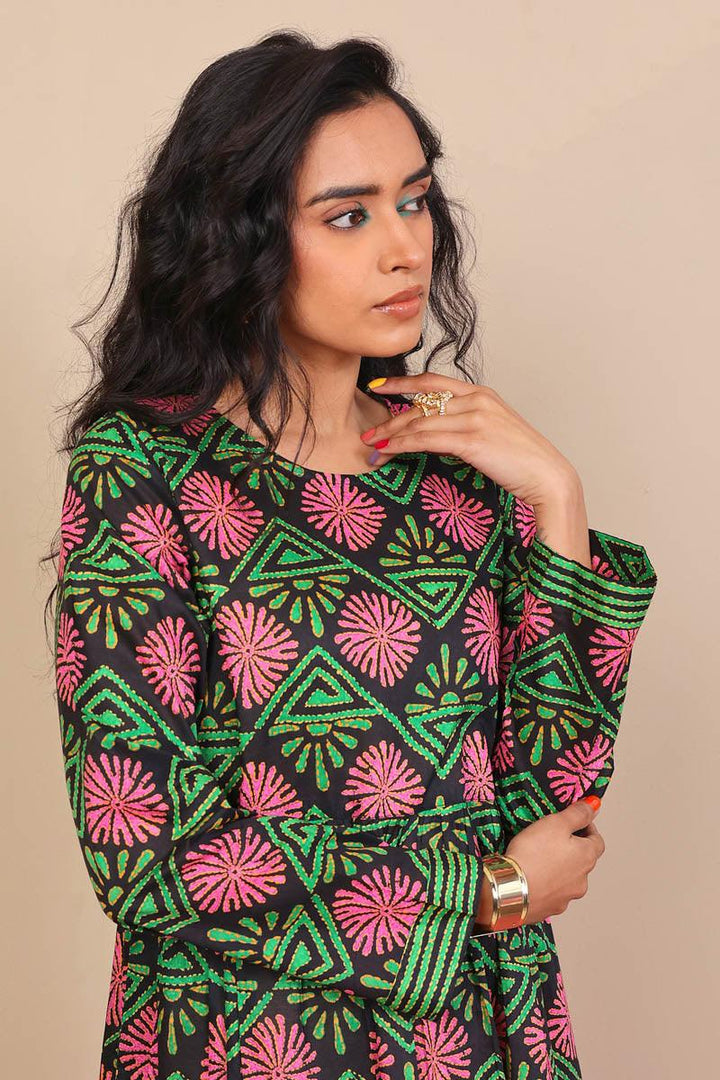 Generation - 1 Piece - Kaantha Artpop Dress - Black - Lawn
