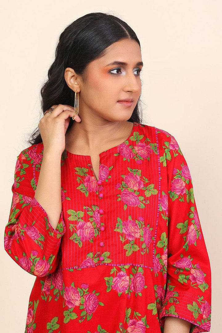 Generation - 2 Piece Gulab - Red  Lawn