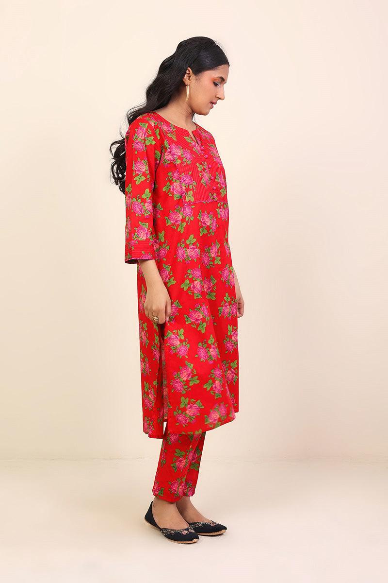 Generation - 2 Piece Gulab - Red  Lawn