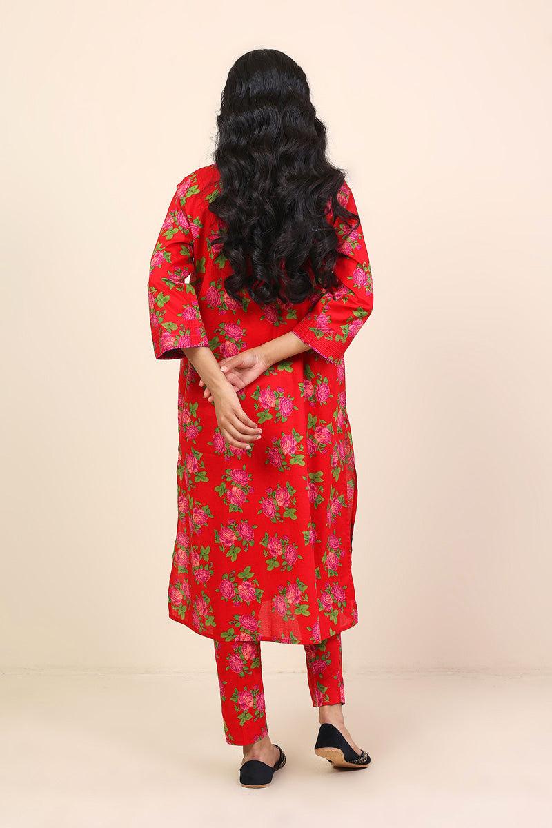 Generation - 2 Piece Gulab - Red  Lawn
