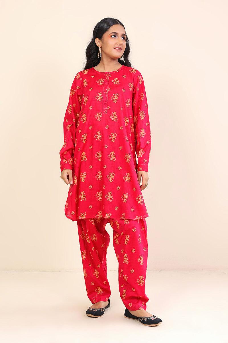 Generation - 2 Piece Tarkashi - Pink  Lawn