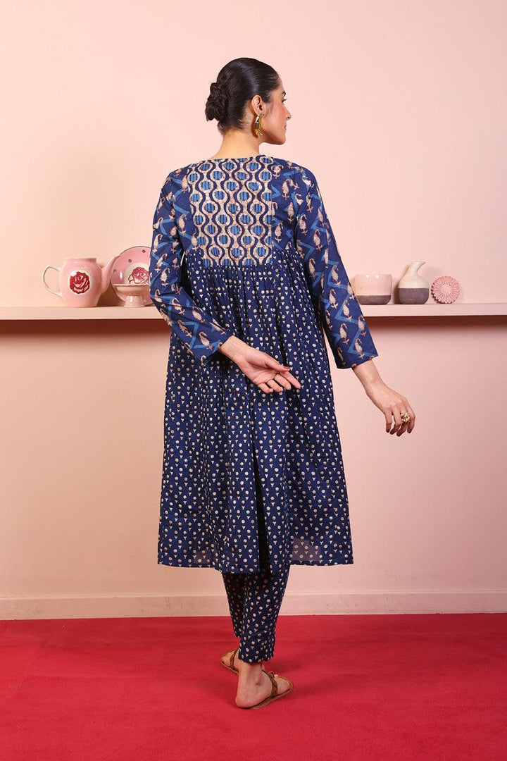 Generation - 2-Piece Neel Set - Navy Blue - Lawn