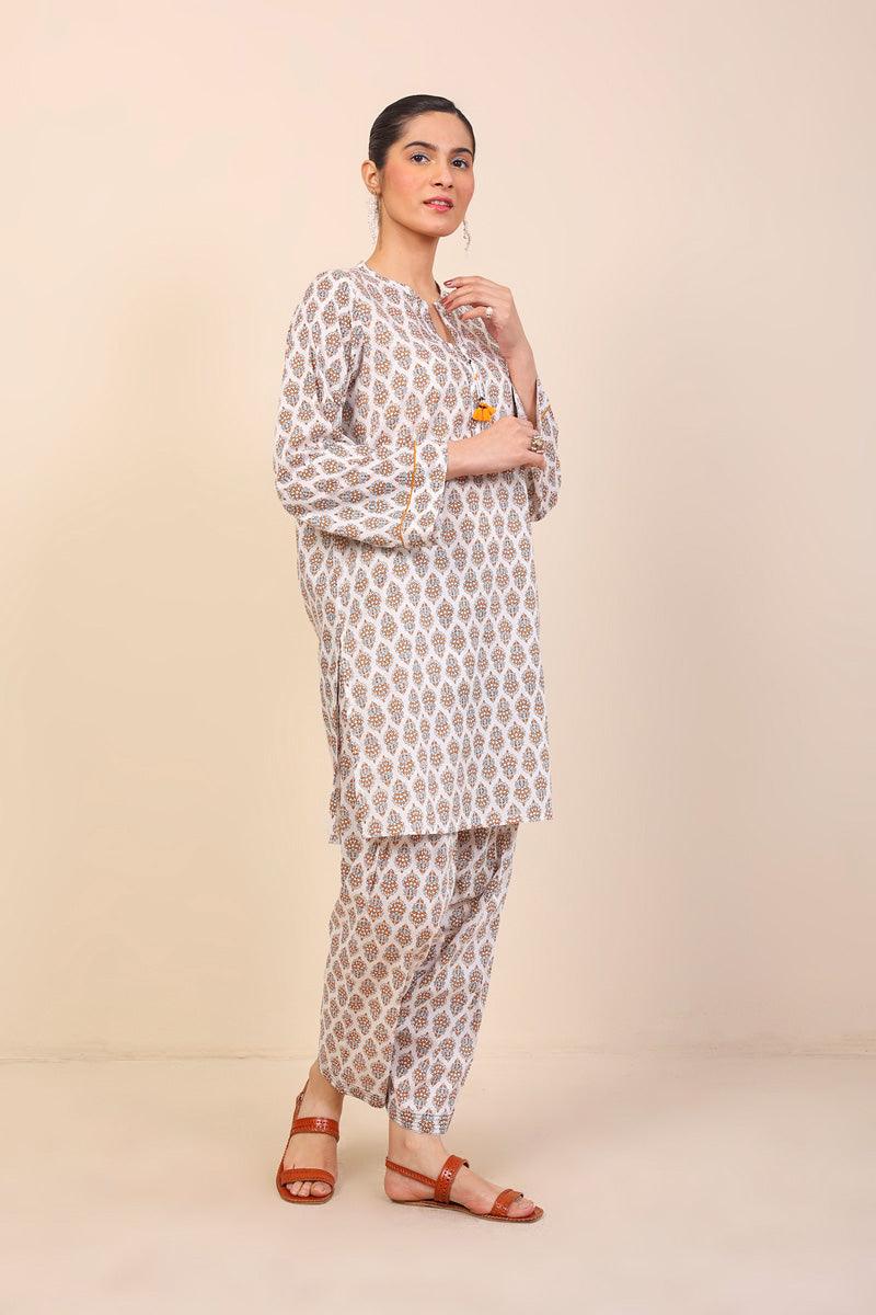 Generation - 2-Piece Buti Set - White - Lawn