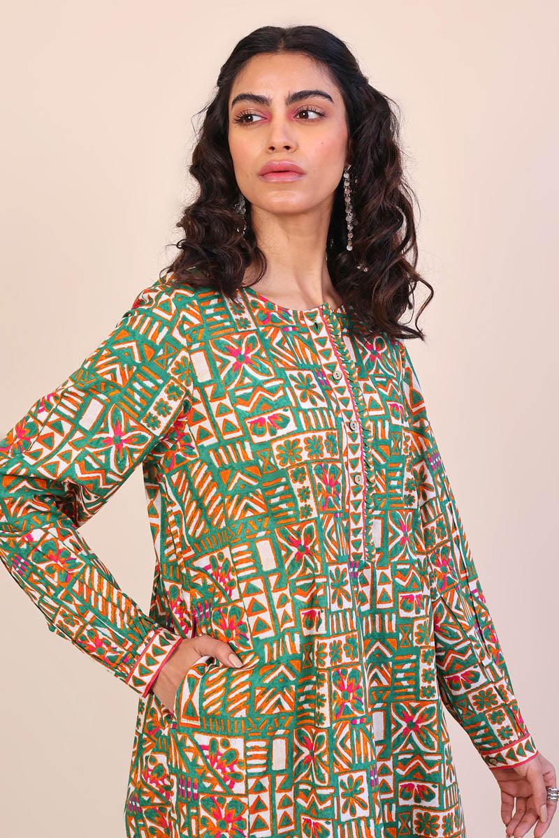 Generation - Tales of the Tribe Printed Set - Green - Lawn - 2 Piece